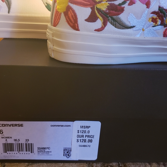 Never Used - Converse Collaboration High Top - Picture 5 of 7